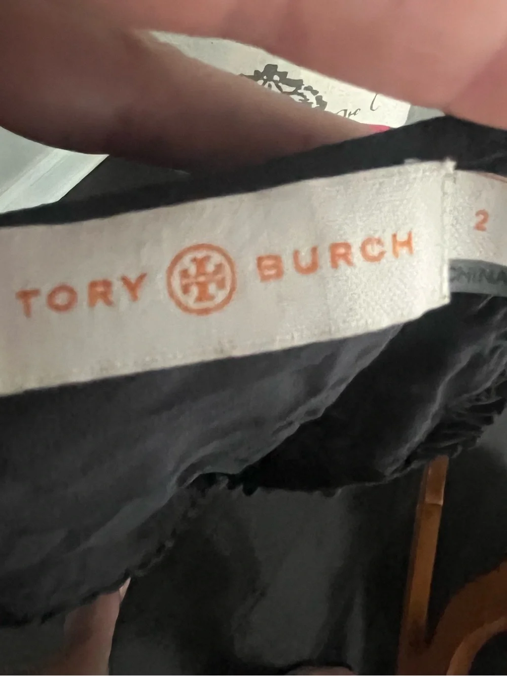 Tory Burch 100% Silk Ruffle Sleeveless Blouse